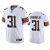 Men & Women & Youth Cleveland Browns #31 Thomas Graham Jr. White Vapor Untouchable Limited Stitched Jersey,baseball caps,new era cap wholesale,wholesale hats