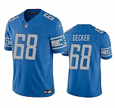 Men & Women & Youth Detroit Lions #68 Taylor Decker Blue 2023 F.U.S.E. Vapor Untouchable Limited Stitched Jersey,baseball caps,new era cap wholesale,wholesale hats