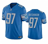 Men & Women & Youth Detroit Lions #97 Aidan Hutchinson Blue 2023 F.U.S.E. Vapor Untouchable Limited Stitched Jersey,baseball caps,new era cap wholesale,wholesale hats