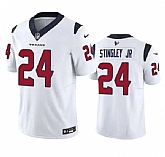 Men & Women & Youth Houston Texans #24 Derek Stingley Jr. White 2023 F.U.S.E Vapor Untouchable Stitched Football Jersey,baseball caps,new era cap wholesale,wholesale hats