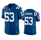 Men & Women & Youth Indianapolis Colts #53 Shaquille Leonard Blue 2023 F.U.S.E Vapor Untouchable Stitched Football Jersey,baseball caps,new era cap wholesale,wholesale hats