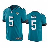 Men & Women & Youth Jacksonville Jaguars #5 Andre Cisco Teal Vapor Untouchable Limited Stitched Jersey,baseball caps,new era cap wholesale,wholesale hats