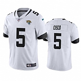Men & Women & Youth Jacksonville Jaguars #5 Andre Cisco White Vapor Untouchable Limited Stitched Jersey,baseball caps,new era cap wholesale,wholesale hats