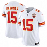 Men & Women & Youth Kansas City Chiefs #15 Patrick Mahomes White 2023 F.U.S.E. Vapor Untouchable Limited Stitched Jersey,baseball caps,new era cap wholesale,wholesale hats