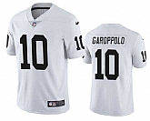 Men & Women & Youth Las Vegas Raiders #10 Jimmy Garoppolo White Vapor Untouchable Stitched Football Jersey,baseball caps,new era cap wholesale,wholesale hats