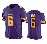Men & Women & Youth Minnesota Vikings #6 Lewis Cine Purple 2023 F.U.S.E. Color Rush Stitched Jersey,baseball caps,new era cap wholesale,wholesale hats