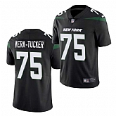 Men & Women & Youth New York Jets #75 Alijah Vera-Tucker Black Vapor Untouchable Limited Stitched Jersey,baseball caps,new era cap wholesale,wholesale hats