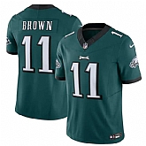 Men & Women & Youth Philadelphia Eagles #11 A.J. Brown Green 2023 F.U.S.E. Vapor Untouchable Limited Stitched Football Jersey,baseball caps,new era cap wholesale,wholesale hats
