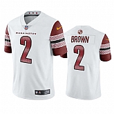 Men & Women & Youth Washington Commanders 2 Dyami Brown White Vapor Limited Jersey,baseball caps,new era cap wholesale,wholesale hats