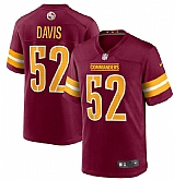 Men & Women & Youth Washington Commanders 52 Jamin Davis 2022 Burgundy Game Stitched Jersey,baseball caps,new era cap wholesale,wholesale hats