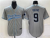Men's Carolina Panthers #9 Bryce Young Gray With Patch Cool Base Stitched Baseball Jersey,baseball caps,new era cap wholesale,wholesale hats