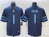 Men's Chicago Bears #1 Justin Fields Navy 2019 City Edition Limited Stitched Jersey,baseball caps,new era cap wholesale,wholesale hats