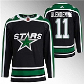 Men's Dallas Stars #11 Luke Glendening Black 2022-23 Reverse Retro Stitched Jersey Dzhi,baseball caps,new era cap wholesale,wholesale hats