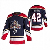 Men's Florida Panthers #42 Gustav Forsling Navy Stitched Jersey Dzhi,baseball caps,new era cap wholesale,wholesale hats