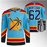 Men's Florida Panthers #62 Brandon Montour Blue 2023 Stanley Cup Final Reverse Retro Stitched Jersey Dzhi,baseball caps,new era cap wholesale,wholesale hats