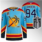 Men's Florida Panthers #94 Ryan Lomberg Blue 2023 Stanley Cup Final Reverse Retro Stitched Jersey Dzhi,baseball caps,new era cap wholesale,wholesale hats