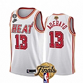 Men's Miami Heat #13 Bam Adebayo White 2023 Finals Classic Edition With NO.6 Patch Stitched Basketball Jersey Dzhi,baseball caps,new era cap wholesale,wholesale hats