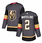 Men's Vegas Golden Knights #2 Zach Whitecloud Gray Stitched Jersey Dzhi,baseball caps,new era cap wholesale,wholesale hats
