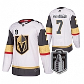 Men's Vegas Golden Knights #7 Alex Pietrangelo White 2023 Stanley Cup Final Stitched Jersey Dzhi,baseball caps,new era cap wholesale,wholesale hats