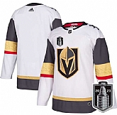 Men's Vegas Golden Knights Blank White 2023 Stanley Cup Final Stitched Jersey Dzhi,baseball caps,new era cap wholesale,wholesale hats
