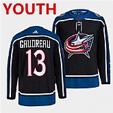 Youth Columbus Blue Jackets #13 Johnny Gaudreau Navy 2022 Reverse Retro Stitched Jersey Dzhi,baseball caps,new era cap wholesale,wholesale hats