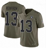 Youth Las Vegas Raiders #13 Hunter Renfrow Olive Stitched Football Limited 2017 Salute to Service Jersey Dyin,baseball caps,new era cap wholesale,wholesale hats