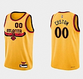 Men & Youth Customized Atlanta Hawks Yellow NEW Nike 2021 Swingman Throwback Jersey,baseball caps,new era cap wholesale,wholesale hats