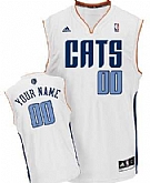 Men & Youth Customized Charlotte Bobcats White Jersey,baseball caps,new era cap wholesale,wholesale hats