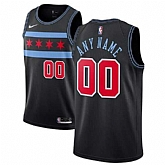 Men & Youth Customized Chicago Bulls Black City Edition Nike Jersey,baseball caps,new era cap wholesale,wholesale hats