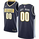 Men & Youth Customized Denver Nuggets Nike Navy Swingman Icon Edition Jersey,baseball caps,new era cap wholesale,wholesale hats