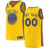 Men & Youth Customized Golden State Warriors Gold Nike City Edition Jersey,baseball caps,new era cap wholesale,wholesale hats