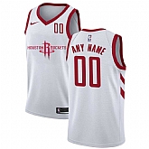 Men & Youth Customized Houston Rockets White Nike City Edition Number Swingman Jersey,baseball caps,new era cap wholesale,wholesale hats
