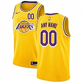 Men & Youth Customized Los Angeles Clippers Yellow Nike City Edition Number Swingman Jersey,baseball caps,new era cap wholesale,wholesale hats