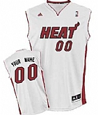 Men & Youth Customized Miami Heat White Jersey,baseball caps,new era cap wholesale,wholesale hats