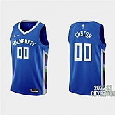 Men & Youth Customized Milwaukee Bucks Active 2022-23 City Edition Blue Stitched Jersey,baseball caps,new era cap wholesale,wholesale hats