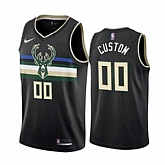 Men & Youth Customized Milwaukee Bucks Black 2019-20 Statement Edition Nike Jersey,baseball caps,new era cap wholesale,wholesale hats