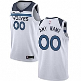 Men & Youth Customized Minnesota Timberwolves White Nike Association Edition Jersey,baseball caps,new era cap wholesale,wholesale hats