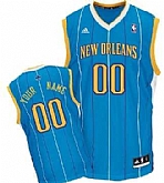 Men & Youth Customized New Orleans Hornets Blue Jersey,baseball caps,new era cap wholesale,wholesale hats