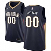 Men & Youth Customized New Orleans Pelicans Nike Navy Swingman Icon Edition Jersey,baseball caps,new era cap wholesale,wholesale hats