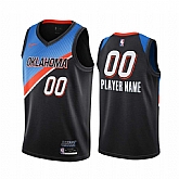 Men & Youth Customized Oklahoma City Thunder Black Nike Swingman 2020-21 City Edition Jersey,baseball caps,new era cap wholesale,wholesale hats