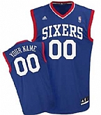 Men & Youth Customized Philadelphia 76ers Blue Jersey,baseball caps,new era cap wholesale,wholesale hats