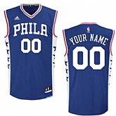 Men & Youth Customized Philadelphia 76ers adidas Royal Replica Road Jersey,baseball caps,new era cap wholesale,wholesale hats