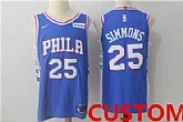 Men & Youth Customized Philadelphia 76ersNew Royal Blue 2017-2018 Nike Swingman Stitched Jersey,baseball caps,new era cap wholesale,wholesale hats