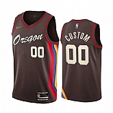 Men & Youth Customized Portland Trail Blazers Swingman Chocolate Nike 2020-21 City Edition Jersey,baseball caps,new era cap wholesale,wholesale hats