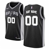 Men & Youth Customized San Antonio Spurs Nike Black Swingman Icon Edition Jersey,baseball caps,new era cap wholesale,wholesale hats