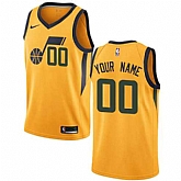 Men & Youth Customized Utah Jazz Statement Edition Swingman Gold Nike Jersey,baseball caps,new era cap wholesale,wholesale hats