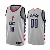 Men & Youth Customized Washington Wizards Gray Nike Swingman 2020-21 City Edition Jersey,baseball caps,new era cap wholesale,wholesale hats