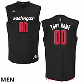 Men & Youth Customized Washington Wizards adidas Black Fashion Jersey,baseball caps,new era cap wholesale,wholesale hats