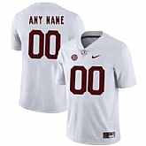 Men's Alabama Crimson Tide White Customized College Football Jersey,baseball caps,new era cap wholesale,wholesale hats