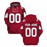Men's Arizona Cardinals Active Player Red Custom 2021 Pullover Hoodie,baseball caps,new era cap wholesale,wholesale hats